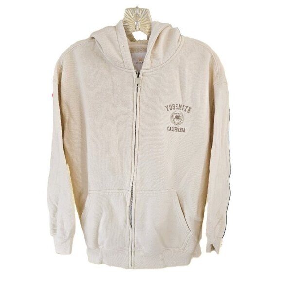 Lazy Sunday Yosemite California Women’s XS Full Zip Hoodie Embroidered Bear Logo - Picture 1 of 7